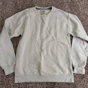 Fruit of the Loom Men's Light Brown Small Crewneck Sweater